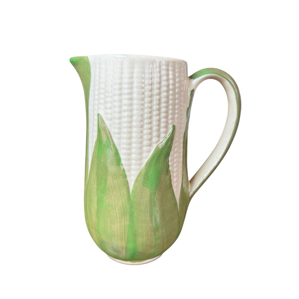 Vintage Shawnee Pottery USA White Corn Pitcher Corn on the Cob 1st Edition 1940s
